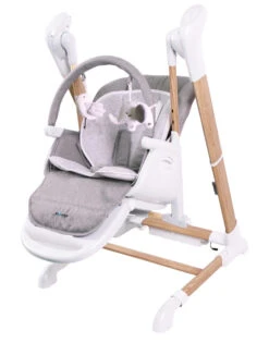 Bo Jungle B-Swinging Pure White Kinderstoel En Babyswing B720110 -babybenodigdheden bo jungle b swinging pure white kinderstoel en babyswing b720110 11