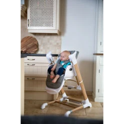 Bo Jungle B-Swinging Pure White Kinderstoel En Babyswing B720110 -babybenodigdheden bo jungle b swinging pure white kinderstoel en babyswing b720110 22