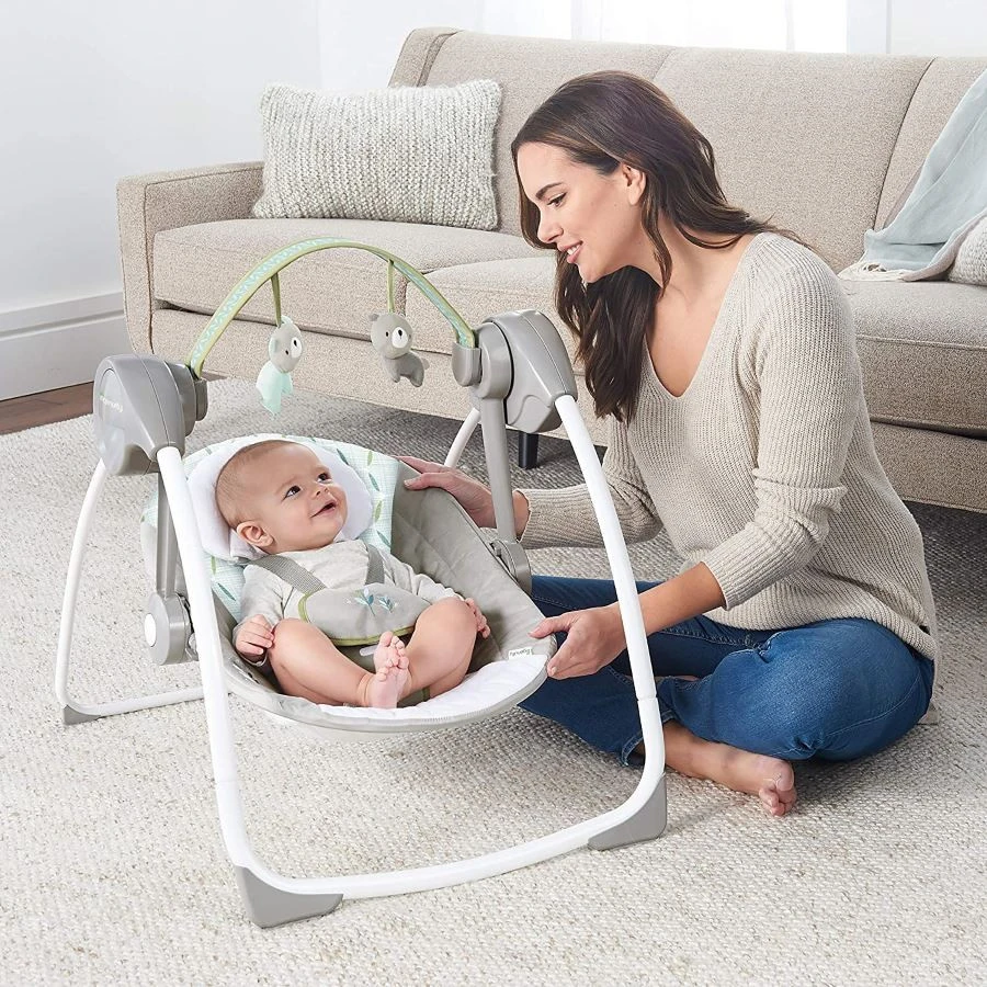 Bright Starts Ingenuity Comfort2Go Portable Swing Kendrick Babyschommel K11442 -babybenodigdheden bright starts ingenuity comfort2go portable swing kendrick babyschommel k11442 4