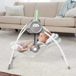 Bright Starts Ingenuity Comfort2Go Portable Swing Kendrick Babyschommel K11442 -babybenodigdheden bright starts ingenuity comfort2go portable swing kendrick babyschommel k11442 5