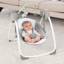 Bright Starts Ingenuity Comfort2Go Portable Swing Kendrick Babyschommel K11442 -babybenodigdheden bright starts ingenuity comfort2go portable swing kendrick babyschommel k11442 7