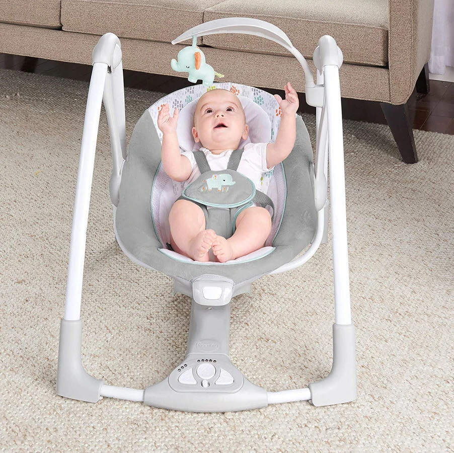 Bright Starts Ingenuity Power Adapt Portable Swing Wimberly Babyschommel K12322 -babybenodigdheden bright starts ingenuity power adapt portable swing wimberly babyschommel k12322 8