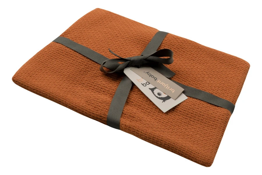 Briljant Pique Terra 100 x 150 cm Zomer Ledikantdeken 131R Briljant Pique Terra 100 X 150 Cm Zomer Ledikantdeken 131R -babybenodigdheden briljant pique terra zomer wiegdeken 1