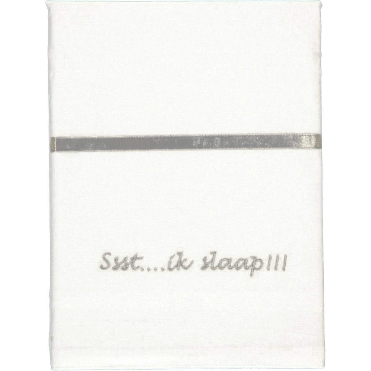 Briljant Ssst....ik slaap!!! Grijs 75 x 100 cm Wieglaken Briljant Ssst....ik Slaap!!! Grijs 75 X 100 Cm Wieglaken -babybenodigdheden