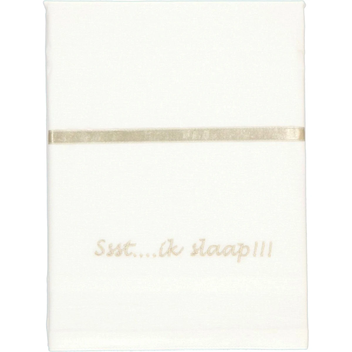Briljant 'Ssst....Ik Slaap!!!' Zand 100 x 150 cm Ledikantlaken Briljant 'Ssst....Ik Slaap!!!' Zand 100 X 150 Cm Ledikantlaken -babybenodigdheden