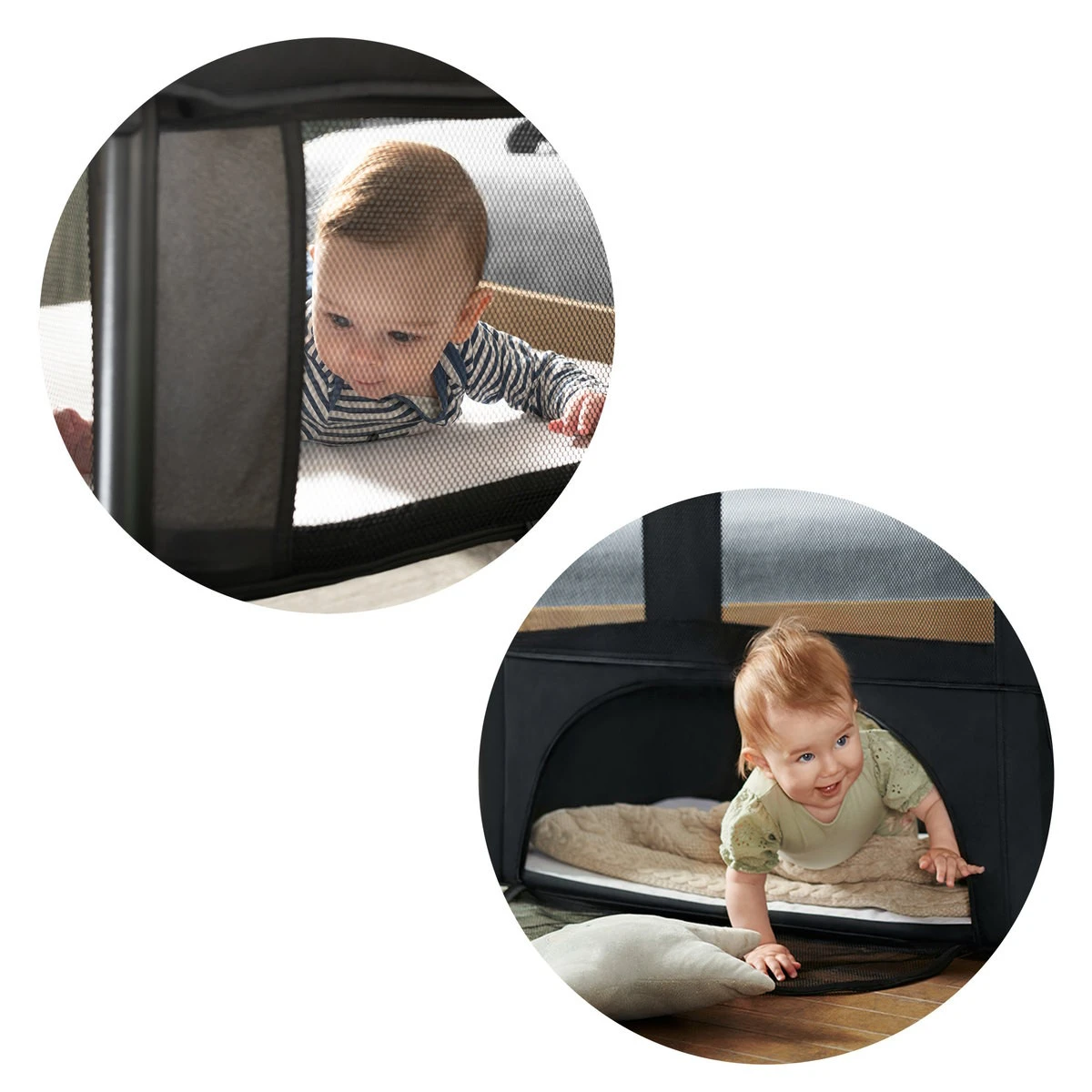 Kinderkraft Cami Black 3-in-1 Campingbed KLCAMI00BLK0000 Kinderkraft Cami Black 3-in-1 Campingbed KLCAMI00BLK0000 -babybenodigdheden cami sfeer 3 1