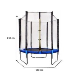 Cangaroo 183 Cm Trampoline Met Net 4 Cangaroo 183 Cm Trampoline Met Net -babybenodigdheden cangaroo 183 cm trampoline met net 3