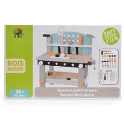 Cangaroo 46-delige Houten Werkbank 109206 -babybenodigdheden cangaroo 46 delige houten werkbank 109206 4