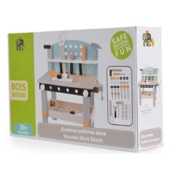 Cangaroo 46-delige Houten Werkbank 109206 -babybenodigdheden cangaroo 46 delige houten werkbank 109206 5