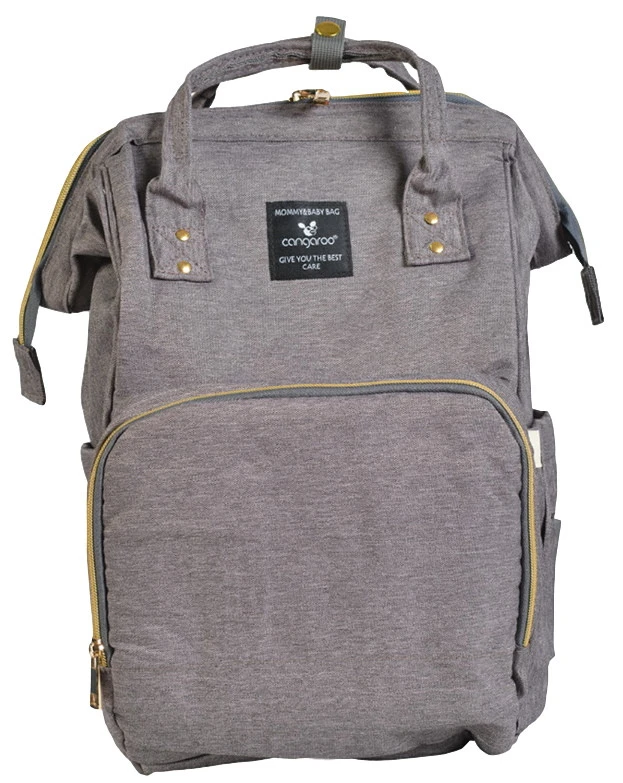 Cangaroo Amelia Grijs Rugzak/Luiertas Cangaroo Amelia Grijs Rugzak/Luiertas -babybenodigdheden cangaroo amelia grijs rugzak luiertas 2 clipped rev 1