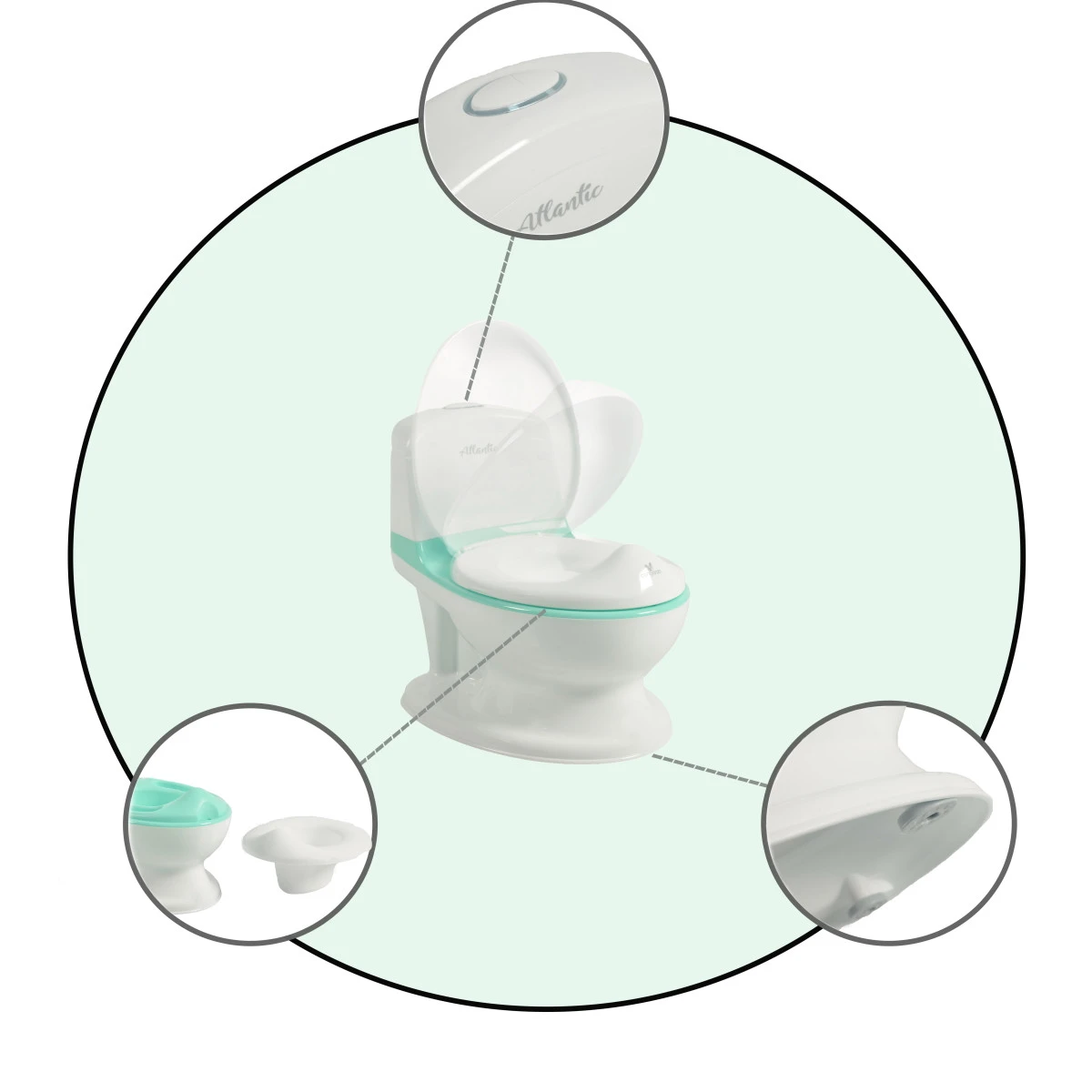 Cangaroo Atlantic Mint Educatief Potje 109079 Cangaroo Atlantic Mint Educatief Potje 109079 -babybenodigdheden cangaroo atlantic mint educatief potje 109079 6