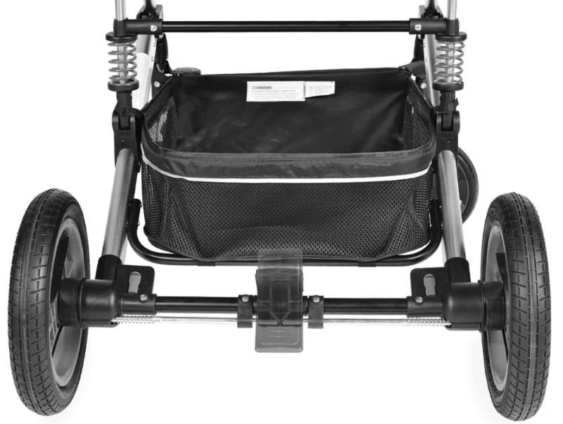 Cangaroo Gala Premium Stars 3-in-1 Combi Kinderwagen Incl. Autostoel -babybenodigdheden cangaroo baby stroller gala beige gold kinderwagen 9 1 2 1