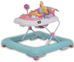 Cangaroo Baby Walker Unicorn Blue Loopstoel 4033 4 Cangaroo Baby Walker Unicorn Blue Loopstoel 4033 -babybenodigdheden cangaroo baby walker unicorn blue loopstoel 4033 3