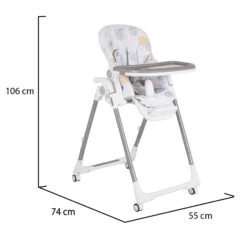 Cangaroo Bueno Grijs Kinderstoel 109979 -babybenodigdheden cangaroo bueno grijs kinderstoel 109979 10