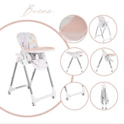 Cangaroo Bueno Roze Kinderstoel 109978 14 Cangaroo Bueno Roze Kinderstoel 109978 -babybenodigdheden cangaroo bueno roze kinderstoel 109978 13