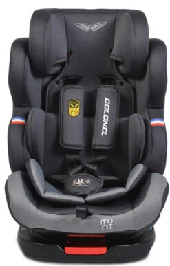 Cangaroo Colonel Black SPS Isofix 0-36 Kg Autostoel 0229 -babybenodigdheden cangaroo colonel light grey 0 36 kg autostoel 0205 10 2