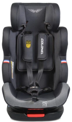 Cangaroo Colonel Black SPS Isofix 0-36 Kg Autostoel 0229 -babybenodigdheden cangaroo colonel light grey 0 36 kg autostoel 0205 12 2