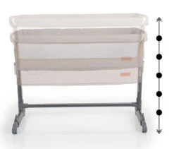 Cangaroo Connect Us Beige Wieg Aan Bed -babybenodigdheden cangaroo connect us beige wieg aan bed 8