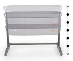 Cangaroo Connect Us Grey Wieg Aan Bed -babybenodigdheden cangaroo connect us grey wieg aan bed 8