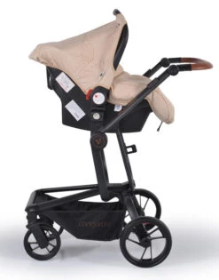 Cangaroo Ellada Beige 3-in-1 Combi Kinderwagen Incl. Autostoel -babybenodigdheden cangaroo ellada beige 3 in 1 kinderwagen incl. autostoel 16