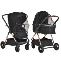 Cangaroo Empire Black 3-in-1 Kinderwagen Incl. Autostoel -babybenodigdheden cangaroo empire black 3 in 1 kinderwagen incl. autostoel 10