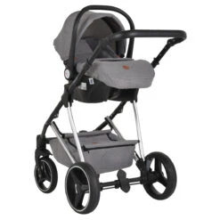 Cangaroo Florence Grey 3-in-1 Kinderwagen Incl. Autostoel 109996 -babybenodigdheden cangaroo florence grey 3 in 1 kinderwagen incl. autostoel 109996 18