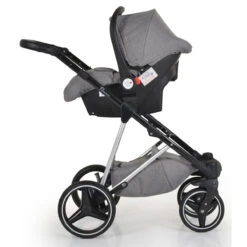 Cangaroo Florence Grey 3-in-1 Kinderwagen Incl. Autostoel 109996 -babybenodigdheden cangaroo florence grey 3 in 1 kinderwagen incl. autostoel 109996 19