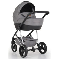 Cangaroo Florence Grey 3-in-1 Kinderwagen Incl. Autostoel 109996 -babybenodigdheden cangaroo florence grey 3 in 1 kinderwagen incl. autostoel 109996 4