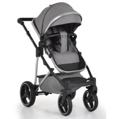 Cangaroo Florence Grey 3-in-1 Kinderwagen Incl. Autostoel 109996 -babybenodigdheden cangaroo florence grey 3 in 1 kinderwagen incl. autostoel 109996 7