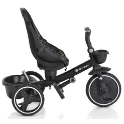 Cangaroo Fusion Black Driewieler Met Duwstang 110337 -babybenodigdheden cangaroo fusion black driewieler met duwstang 110337 12