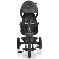 Cangaroo Fusion Black Driewieler Met Duwstang 110337 -babybenodigdheden cangaroo fusion black driewieler met duwstang 110337 2