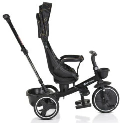 Cangaroo Fusion Black Driewieler Met Duwstang 110337 -babybenodigdheden cangaroo fusion black driewieler met duwstang 110337 6