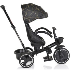 Cangaroo Fusion Black Driewieler Met Duwstang 110337 -babybenodigdheden cangaroo fusion black driewieler met duwstang 110337 7