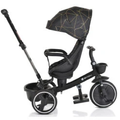 Cangaroo Fusion Black Driewieler Met Duwstang 110337 -babybenodigdheden cangaroo fusion black driewieler met duwstang 110337 8