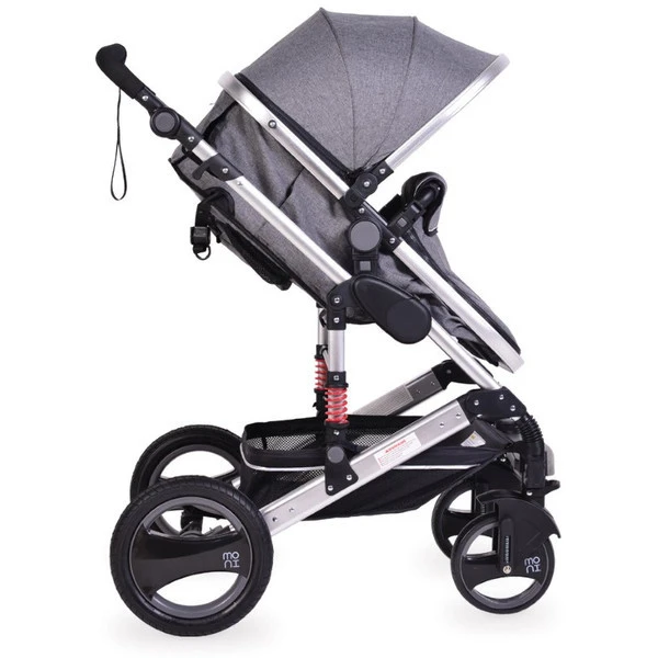 Cangaroo Gala Dark Grey/Silver 3-in-1 Combi Kinderwagen incl. Autostoel. Cangaroo Gala Dark Grey/Silver 3-in-1 Combi Kinderwagen Incl. Autostoel. -babybenodigdheden cangaroo gala dark grey silver 2 in 1 combi kinderwagen incl tas 4 1 1