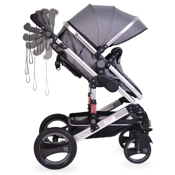 Cangaroo Gala Dark Grey/Silver 3-in-1 Combi Kinderwagen incl. Autostoel. Cangaroo Gala Dark Grey/Silver 3-in-1 Combi Kinderwagen Incl. Autostoel. -babybenodigdheden cangaroo gala dark grey silver 2 in 1 combi kinderwagen incl tas 5 1 1