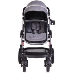 Cangaroo Gala Dark Grey/Silver 3-in-1 Combi Kinderwagen Incl. Autostoel. 9 Cangaroo Gala Dark Grey/Silver 3-in-1 Combi Kinderwagen Incl. Autostoel. -babybenodigdheden cangaroo gala dark grey silver 2 in 1 combi kinderwagen incl tas 6 1 1 1
