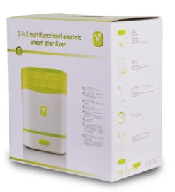 Cangaroo Green 3-in-1 Flessenwarmer En Sterilisator 100715 12 Cangaroo Green 3-in-1 Flessenwarmer En Sterilisator 100715 -babybenodigdheden cangaroo green 3 in 1 sterilisator 100715 11