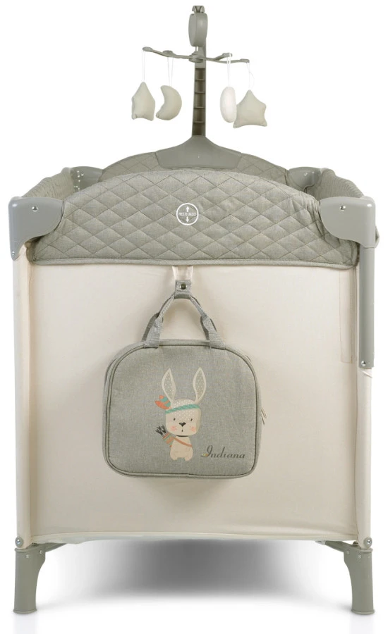 Cangaroo Indiana Grey Campingbed Cangaroo Indiana Grey Campingbed -babybenodigdheden cangaroo indiana grey campingbed 6