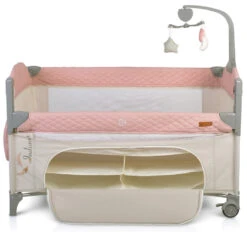 Cangaroo Indiana Pink Campingbed 6 Cangaroo Indiana Pink Campingbed -babybenodigdheden cangaroo indiana pink campingbed 4