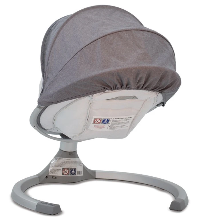 Cangaroo iSwing Light Grey Babyschommel 8116 Cangaroo ISwing Light Grey Babyschommel 8116 -babybenodigdheden cangaroo iswing light grey babyschommel 8116 4