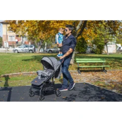 Cangaroo London Grey Wandelwagen 5581 -babybenodigdheden cangaroo london wandelwagen sfeer1