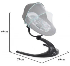 Cangaroo Meira Mint Babyschommel 109164 -babybenodigdheden cangaroo meira mint babyschommel 109164 9