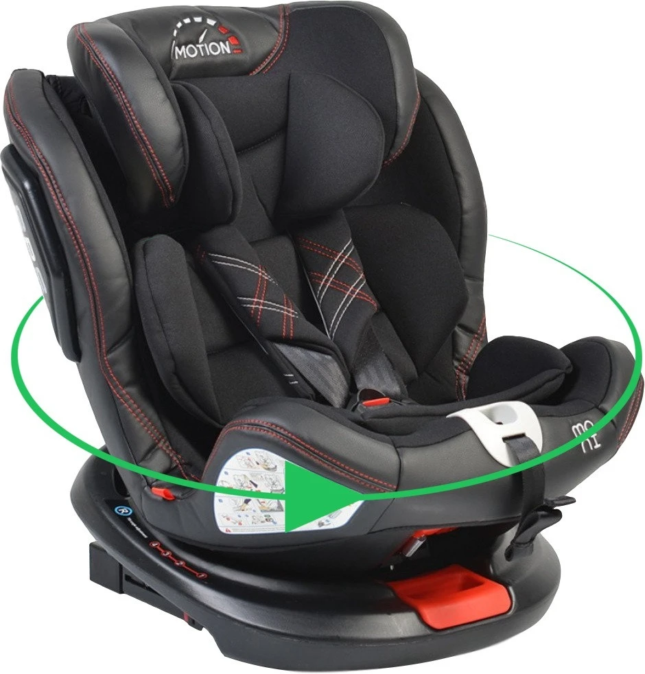 Cangaroo Motion Black Isofix 360° Autostoel 0-36 kg 107494 Cangaroo Motion Black Isofix 360° Autostoel 0-36 Kg 107494 -babybenodigdheden cangaroo motion black isofix 360 autostoel 0 36 kg 107494