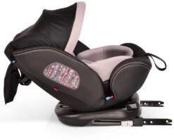 Cangaroo Pilot Light Grey Leather SPS Isofix 360° 0-36 Kg Autostoel Met Zonnekap -babybenodigdheden cangaroo pilot light grey leather sps isofix 360 0 36 kg autostoel met zonnekap 14