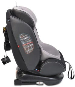 Cangaroo Pilot Light Grey Leather SPS Isofix 360° 0-36 Kg Autostoel Met Zonnekap -babybenodigdheden cangaroo pilot light grey leather sps isofix 360 0 36 kg autostoel met zonnekap 3 2