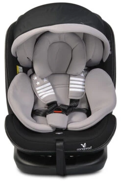 Cangaroo Pilot Light Grey Leather SPS Isofix 360° 0-36 Kg Autostoel Met Zonnekap -babybenodigdheden cangaroo pilot light grey leather sps isofix 360 0 36 kg autostoel met zonnekap 5 3