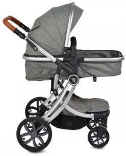 Cangaroo Polly Black 3-in-1 Combi Kinderwagen Incl. Autostoel -babybenodigdheden cangaroo polly grey 3 in 1 combi kinderwagen incl. autostoel 3 1