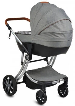 Cangaroo Polly Black 3-in-1 Combi Kinderwagen Incl. Autostoel -babybenodigdheden cangaroo polly grey 3 in 1 combi kinderwagen incl. autostoel 5 1