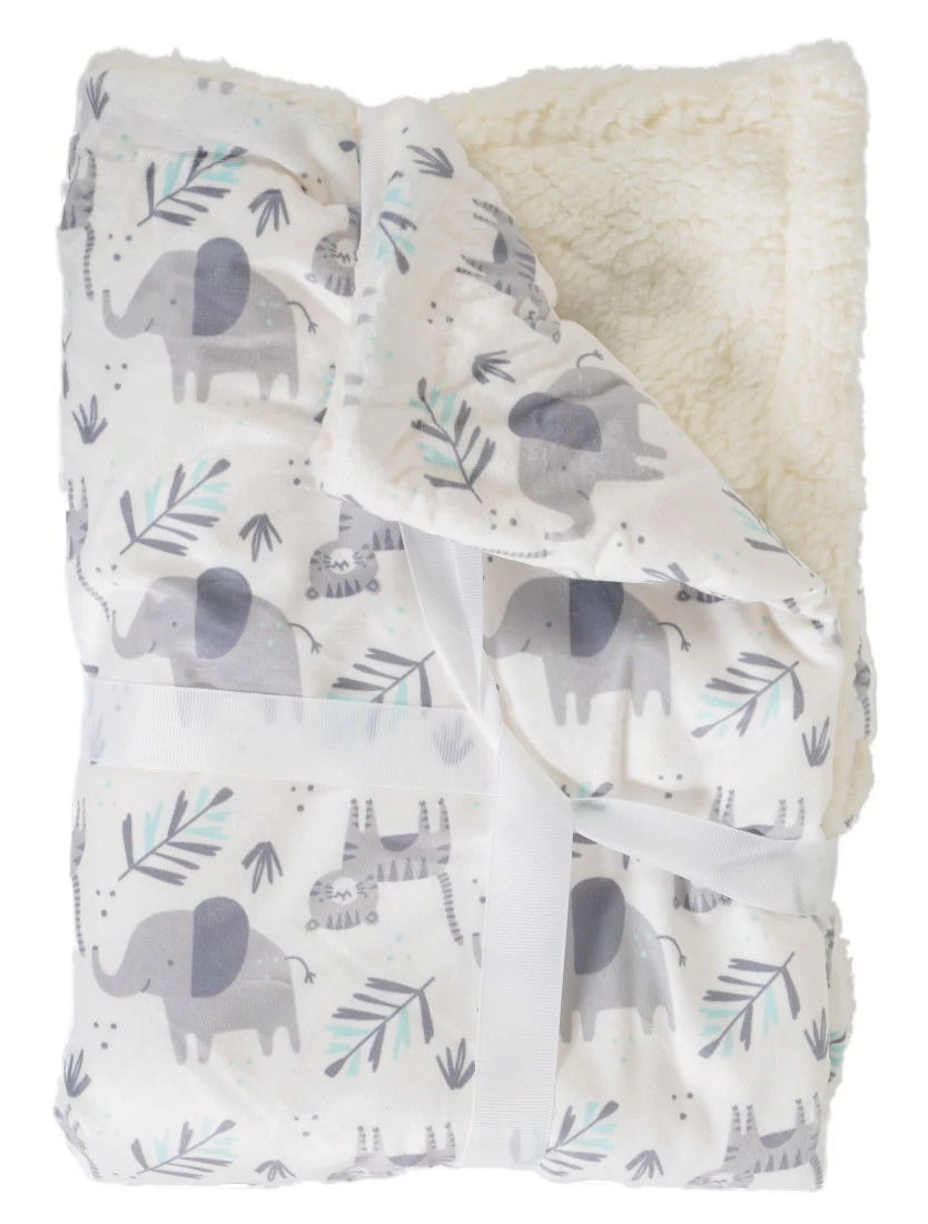 Cangaroo Shaggy Grey 75 x 105 cm Wiegdeken 108062 Cangaroo Shaggy Grey 75 X 105 Cm Wiegdeken 108062 -babybenodigdheden